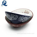 High Quality Decoration Ceramic Snack Salad mixing Bowl